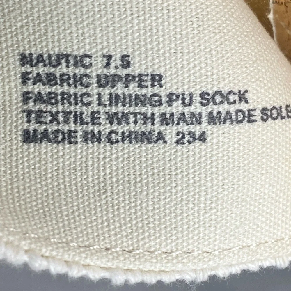 Madden Girl Nautic White Crochet Wedge Heel‎ Sandal             Sz 7 1/2